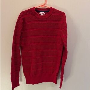 Cat & Jack Boy’s Vibrant Red Crewneck Sweater